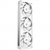 Ventoinha para caixa de computador NZXT F360X 120 mm branca, 360×30×120 mm