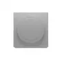 Carregador sem fios native union Rise Solo Qi2 carregador sem fios arenito interior USB smartphone compatível cinza claro