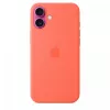 iPhone 16 Plus capa de silicone com MagSafe - mandarina