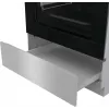 Gorenje GKS6C71XF Fogão independente com forno prateado