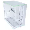 Bundle de caixa de PC Lian Li O11 Dynamic EVO RGB + HydroShift II LCD-S 360TL AiO + 6x ventoinha UNI FAN SL-INF 120 Reverse Blade - branco