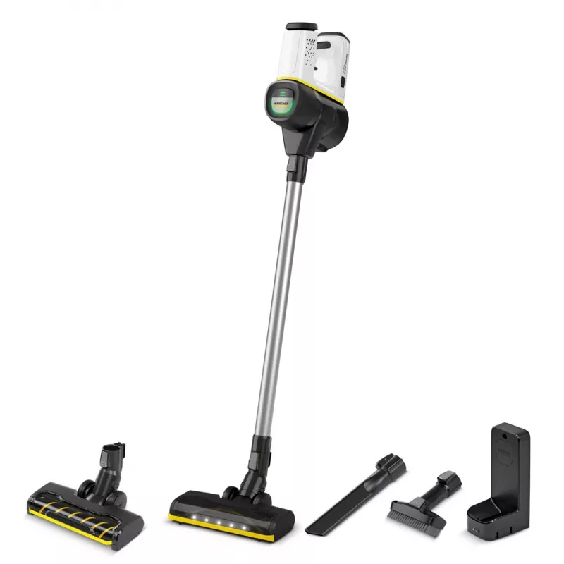 Aspirador vertical Karcher VC 6 Cordless ourFamily Duo — aspirador vertical sem fios, 25,2 V, 0,8 L, HEPA 12, 50 min de autonomia