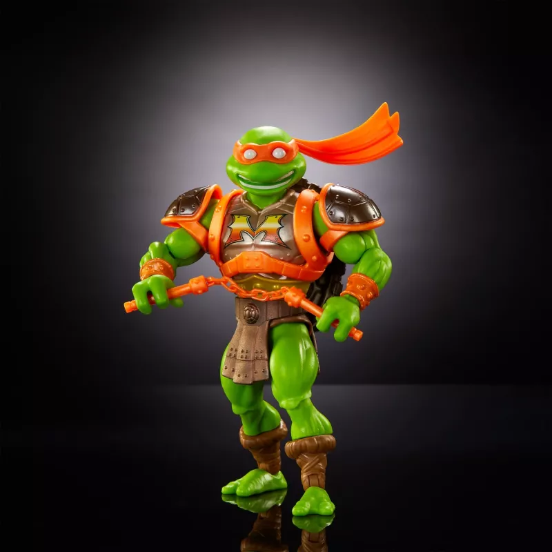 Masters of the Universe Origins Turtles of Grayskull Michelangelo, figura de ação