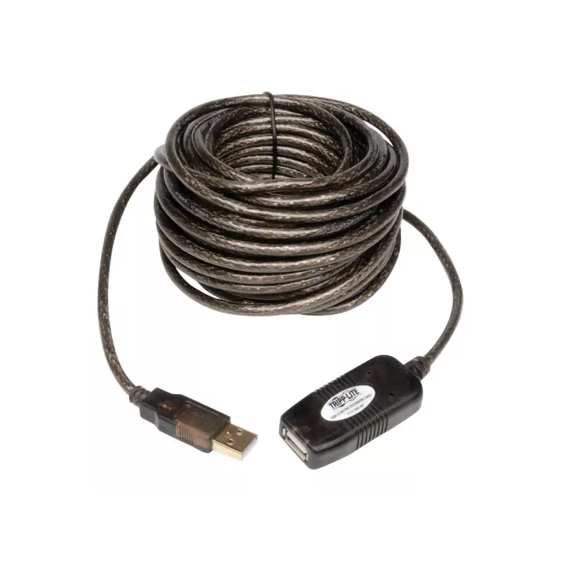 Tripp Eaton Tripp Lite Série 10M cabo repetidor de extensão ativa USB 2.0 Hi-Speed USB-A M/F 33' 33ft 10 metros - cabo de extensão USB - USB (M)