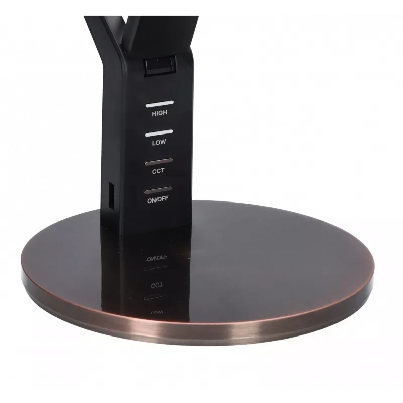Candeeiro de secretária LED MAXCOM ML 4400 — 4400 lúmenes, acabamento em cobre