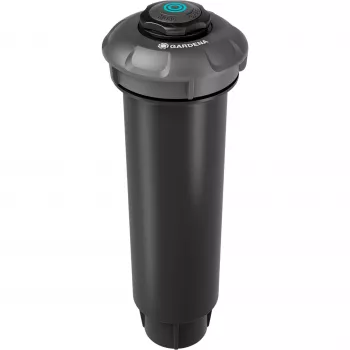 Sistema de rega aspersor retrátil MD80 preto cinzento alcance 3,5 a 5 metros