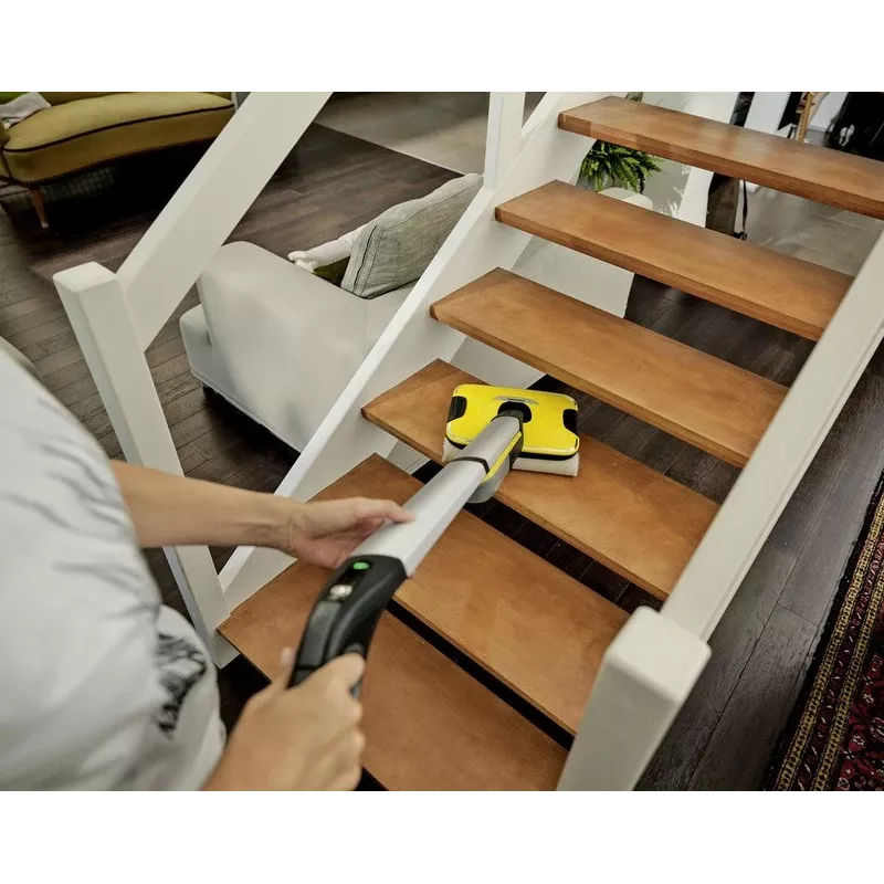 Aspirador elétrico Kärcher FC 7 Cordless bateria seco&húmido sem saco prateado, amarelo