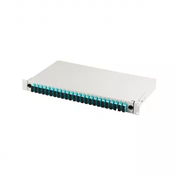 Patch panel A-LAN DN-96422/3 24x SC Duplex OM3 cinzento