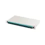 Patch panel A-LAN DN-96422/3 24x SC Duplex OM3 cinzento