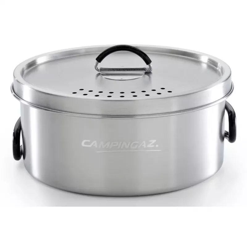 Conjunto de panelas de campismo Campingaz Trekking Kit 3 peças aço inoxidável
