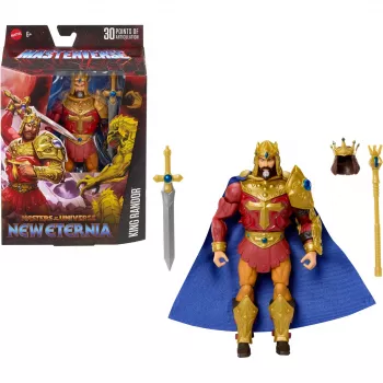 Figura de ação MATTEL Masterverse King Randor JBP79 — figura articulada colecionável