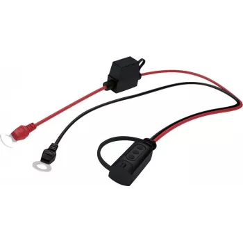 Cabo de carregamento CTEK 40-133 Comfort Indicator com indicador de estado da bateria, terminais de olhal M6, 55 cm