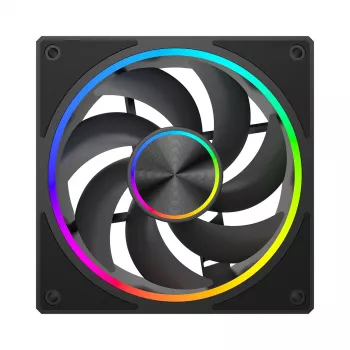 Ventoinha para caixa MODECOM VOLCANO LOOP 120 ARGB, 120 mm, PWM, 400–1400 rpm, preta