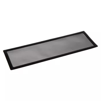Filtro de poeira DEMCiflex 0324 — filtro redondo, altura 120 mm, preto/cinzento