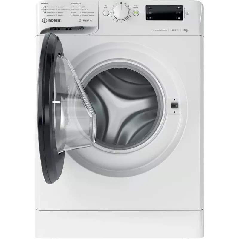Máquina de lavar roupa INDESIT MTWE81495WBPL 8 kg, 1400 rpm, classe de eficiência energética B