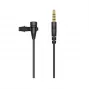 Microfone lavalier Sennheiser XS LAV MOBILE, condensador de fixação, omnidirecional, cabo de 2 m, 3,5 mm, 50–18000 Hz, 19 g, preto
