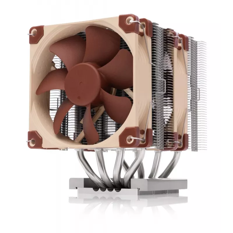 Arrefecedor de ar Noctua NH-D9 TR5-SP6 4U — arrefecedor de CPU de 92 mm com ventoinha dupla para sTR5, aletas de alumínio, base de cobre, 2500 rpm