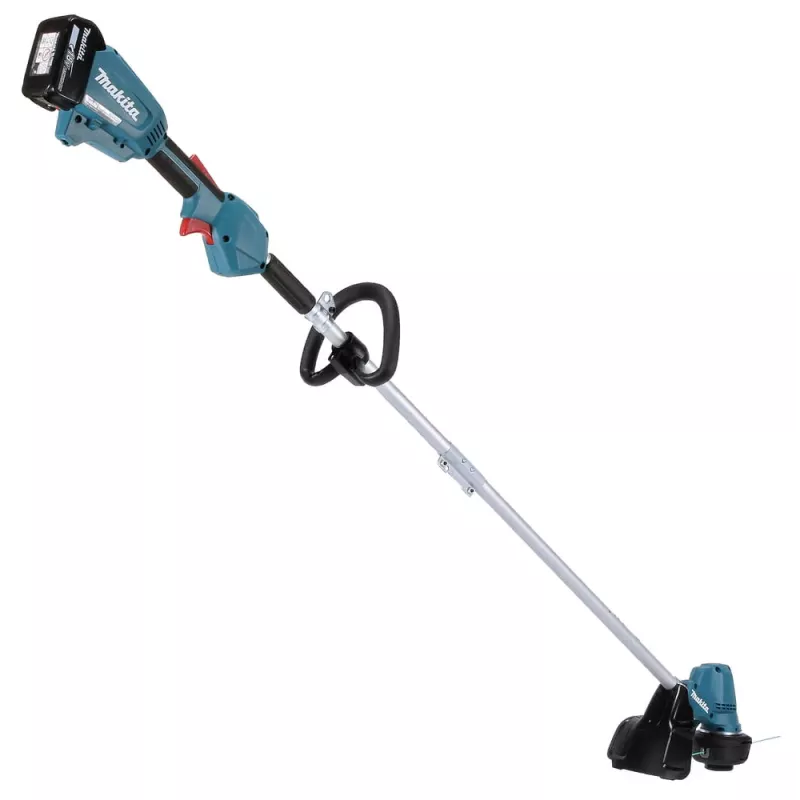 Makita DUR192LRT1, corta-relvas, punho em arco, 6000 rpm, preto, turquesa, 30 cm, 87,8 dB