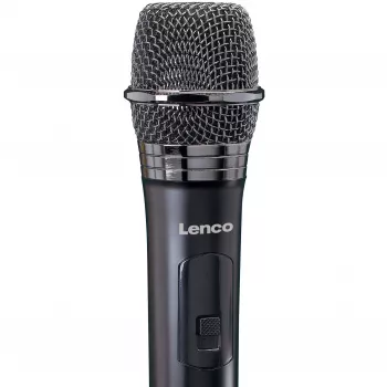 Microfone de palco Lenco MCW-020BK