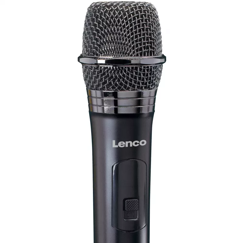 Microfone de palco Lenco MCW-020BK
