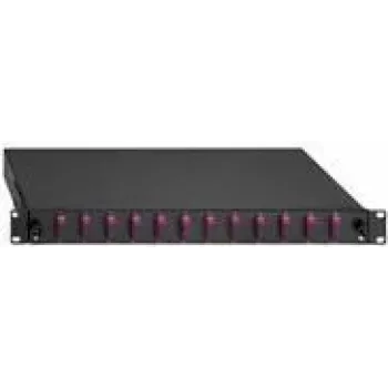 Patch panel de fibra ótica Rutenbeck 2280305240 SC Duplex MM 24 portas 1U 48,3 cm