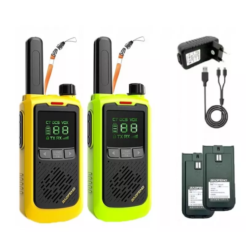 Baofeng BF-T17 conjunto de walkie-talkies, 2 unid., verde
