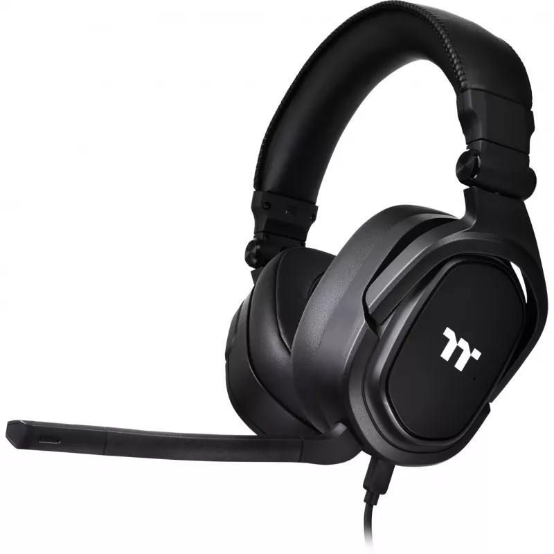 Tt eSPORTS Argent H5 - Headset - Over-Ear - com fios - ficha de 3,5 mm - preto (GHT-THF-ANECBK-30)
