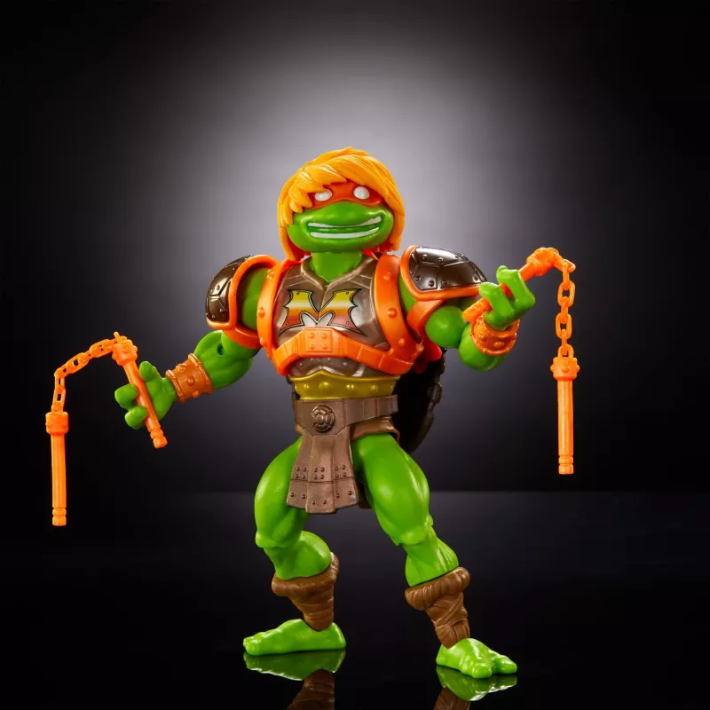 Masters of the Universe Origins Turtles of Grayskull Michelangelo, figura de ação