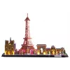 Puzzle 3D CubicFun City Line Paris LED 115 peças