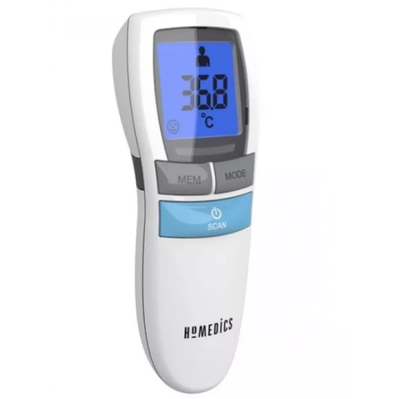 Termómetro de infravermelhos sem contacto HoMedics TE-200-EEU — medição rápida e sem contacto para adultos e crianças