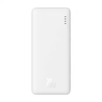 Powerbank Baseus Airpow polímero de lítio 10000 mAh 20 W branco
