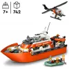 Blocks City 60504 Barco de salvamento e helicóptero da guarda costeira