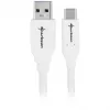 Cabo USB 3.2 Gen 2, USB-A macho > USB-C macho (branco, 1 metro)