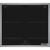 Conjunto de aparelhos de cozinha Bosch HEG578BB4 + NVQ645CB6E placa de indução por zonas elétrica