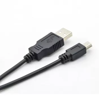 Cabo USB - Mini-USB 1 m, preto