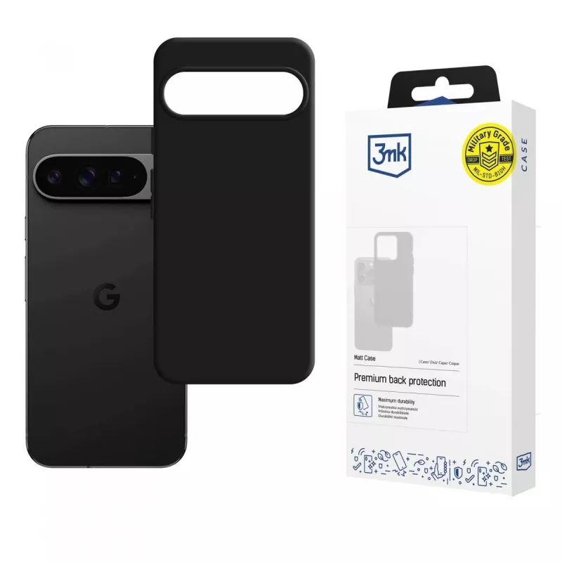 Capa de proteção 3MK Matt Case para Google Pixel 10 Pro XL – acabamento mate, fino e resistente