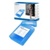 Logilink caixa de proteção para 1 HDD de 3.5 - caixa de proteção para disco rígido - azul (UA0133)