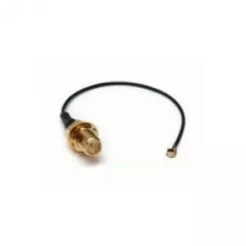 WLAN.eu Pigtail de antena e FL para R-SMA (conector fêmea) 30 cm (ANT-PIG-UFL-RSMA-F-30)