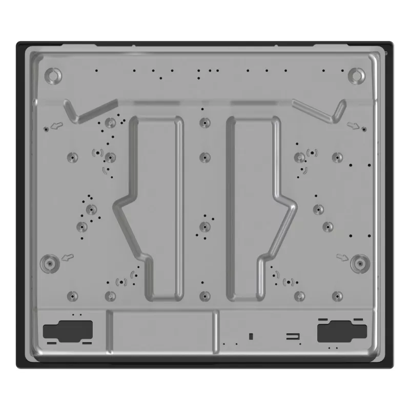 Placa de fogão Gorenje GW642AB gás número de queimadores/zonas de cozinhar 4 botões rotativos preto