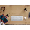 Logitech Signature MK650 for Business - Conjunto teclado e rato - Sem fios - 2,4 GHz, Bluetooth LE - QWERTZ - Checo - Branco creme