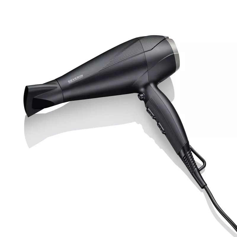 Severin HT 0167 secador de cabelo, 2300 W, preto/prateado