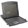 Consola KVM Digitus 19 polegadas HD LCD 16 portas HDMI teclado suíço