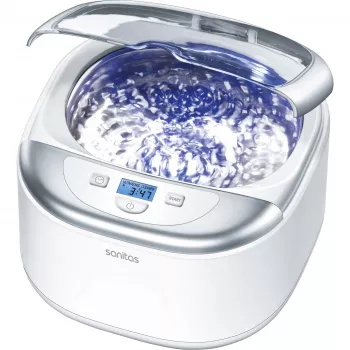 Limpa-ultrassons Sanitas SUR 42, 50 W, branco/prateado