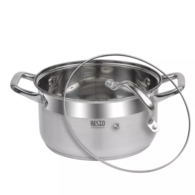 Resto utensílios de cozinha Libra 4,6 L redondo aço inoxidável