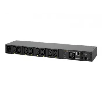 Unidade de distribuição de energia (PDU) CyberPower PDU41005 8 saídas AC 1U preta