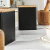 Conjunto de caixas para pão Salter BW129001EU7 preto 4 peças – recipientes para pão e produtos de padaria
