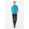 Sweatshirt com capuz Viking Jukon Lady S, sweatshirt com capuz midlayer para mulher, verde relva, Polartec, tamanho S