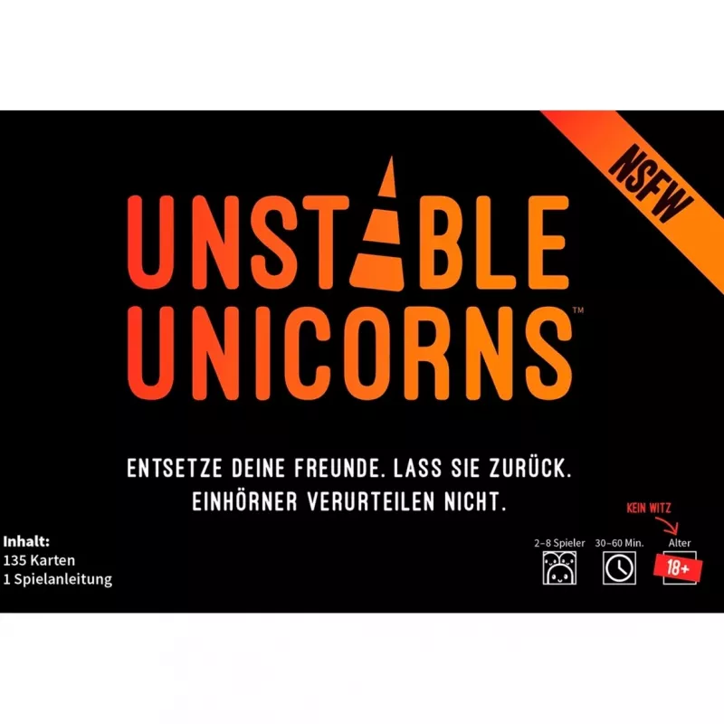 Unstable Unicorns NSFW, Jogo de Cartas