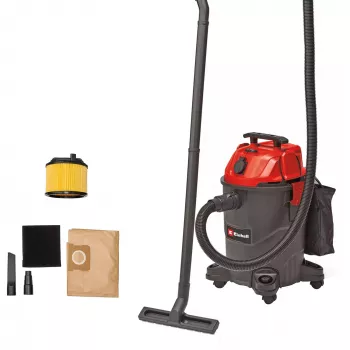 Einhell TC-VC 1825 A aspirador de sólidos e líquidos, 25 l, vermelho/preto