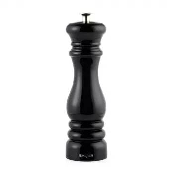 Saleiro e pimenteiro Salter BW13676EU7 preto — moinho de especiarias manual, moagem ajustável